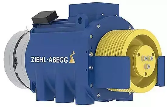 Máy kéo không hộp số Ziehl-Abegg ZAtopx BD132.35A